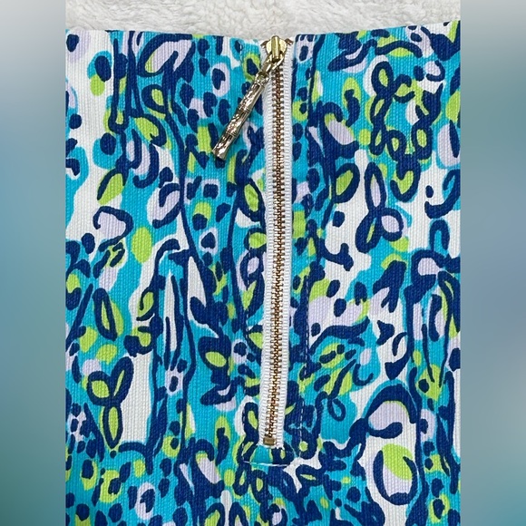 Lilly Pulitzer Ella Skort It's A Stretch Giraffes sz  14Bamboo zipper pull charm - Picture 5 of 11
